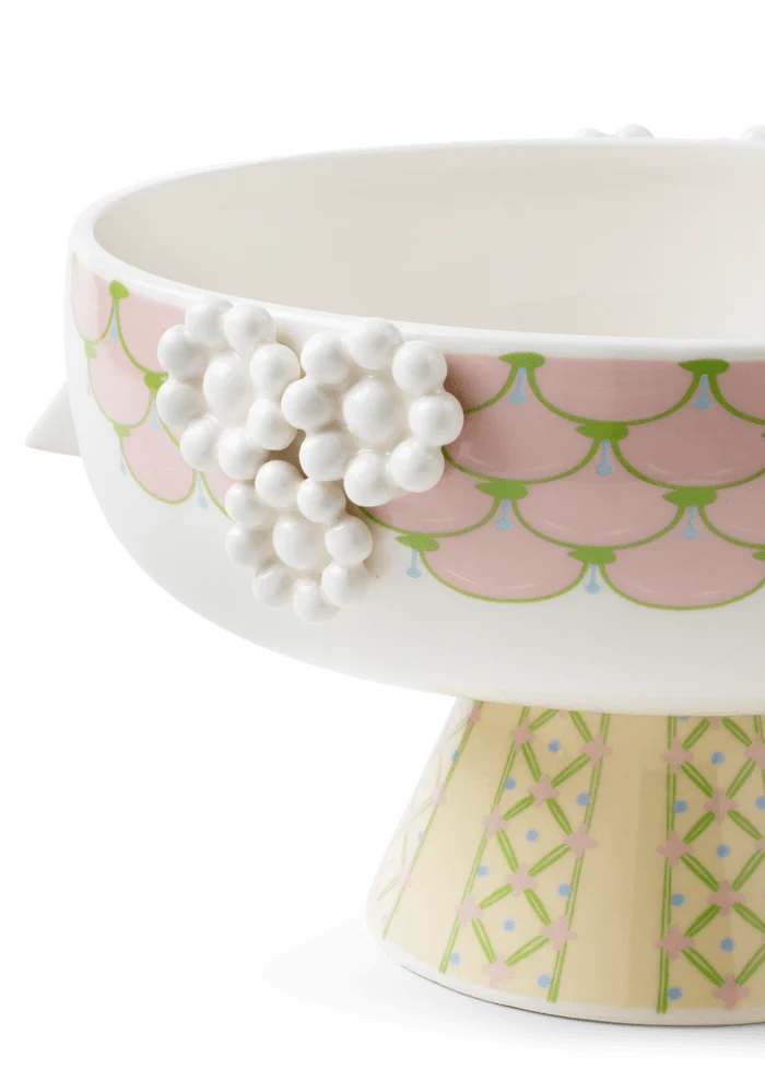 Eva Soft Pink Bowl on Stand