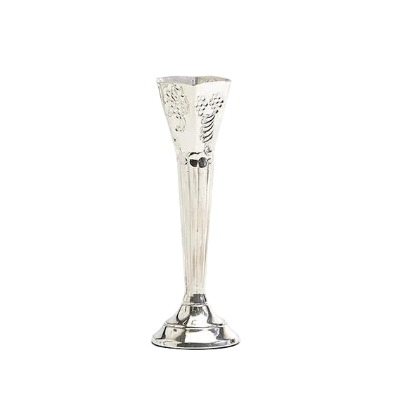 Delilah Petite Silver Bud Vase