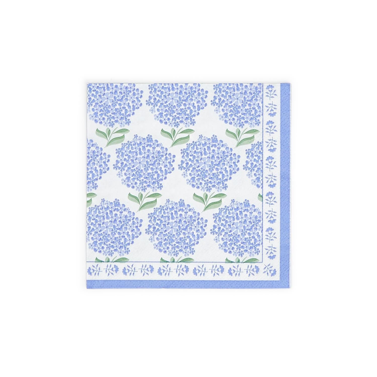 Hydrangea Paper Cocktail Napkins