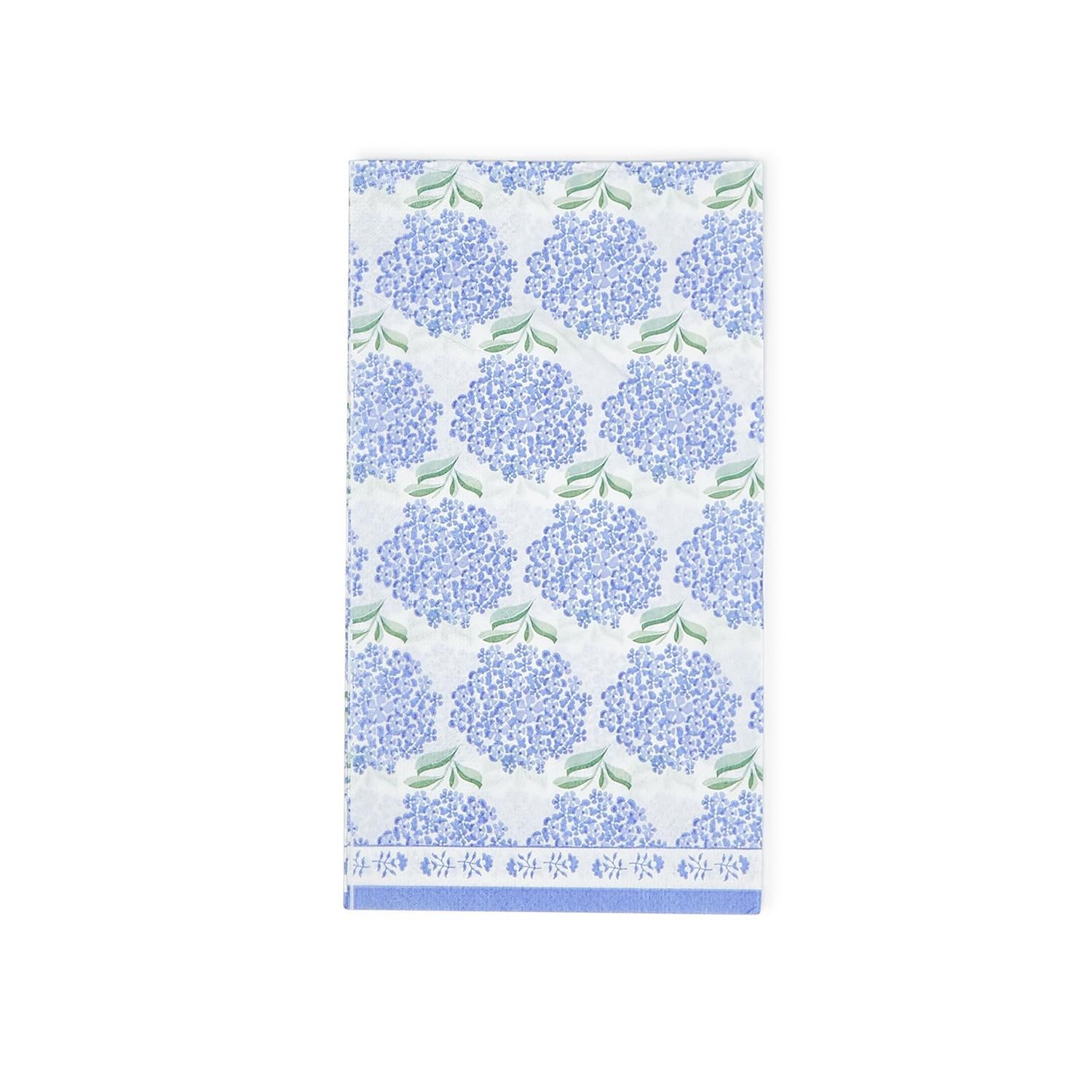 Hydrangea Paper Dinner Napkins / Guest Towels