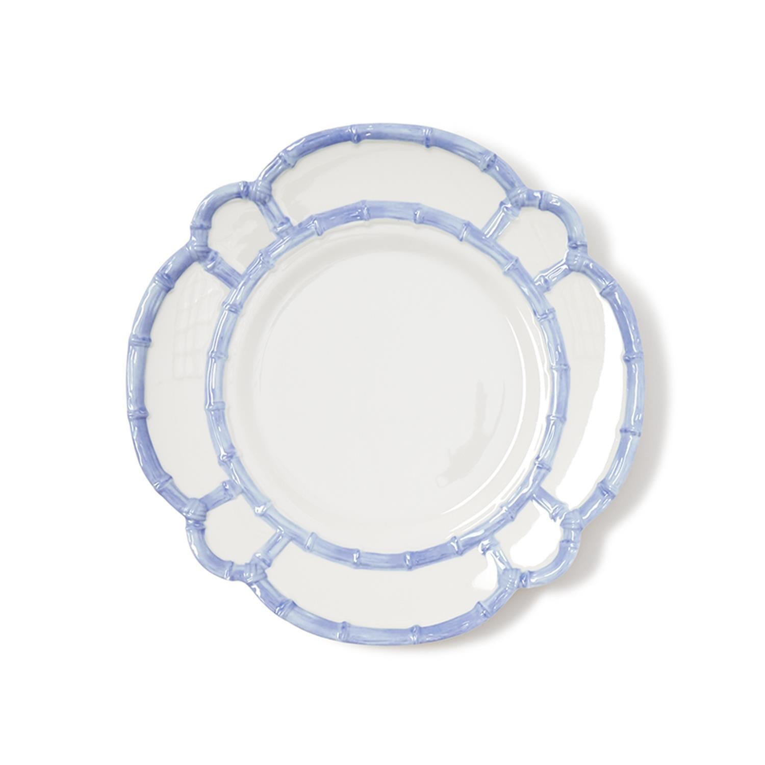 Bleu Bamboo Melamine Dinner Plate
