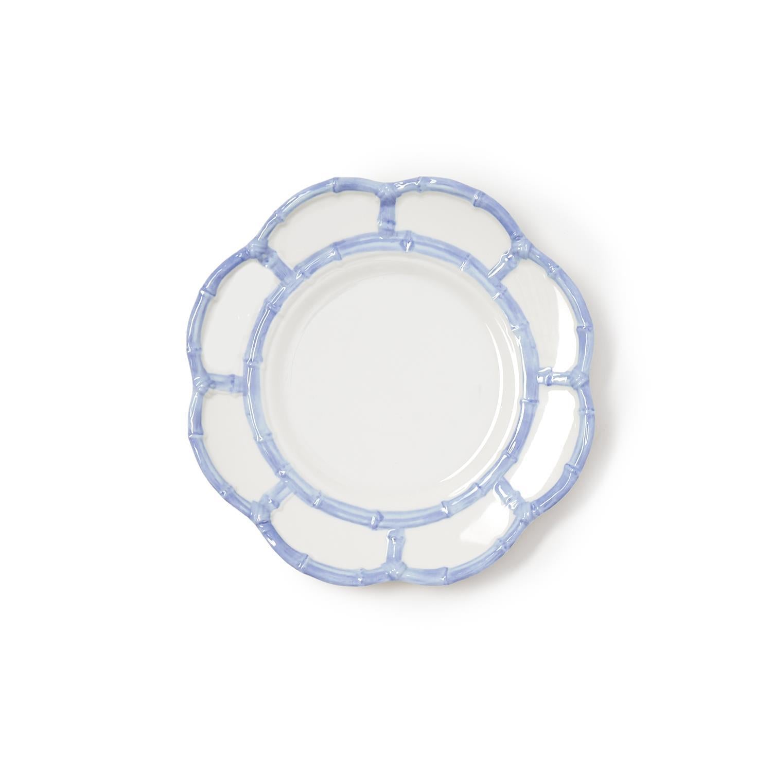 Bleu Bamboo Melamine Salad Plate