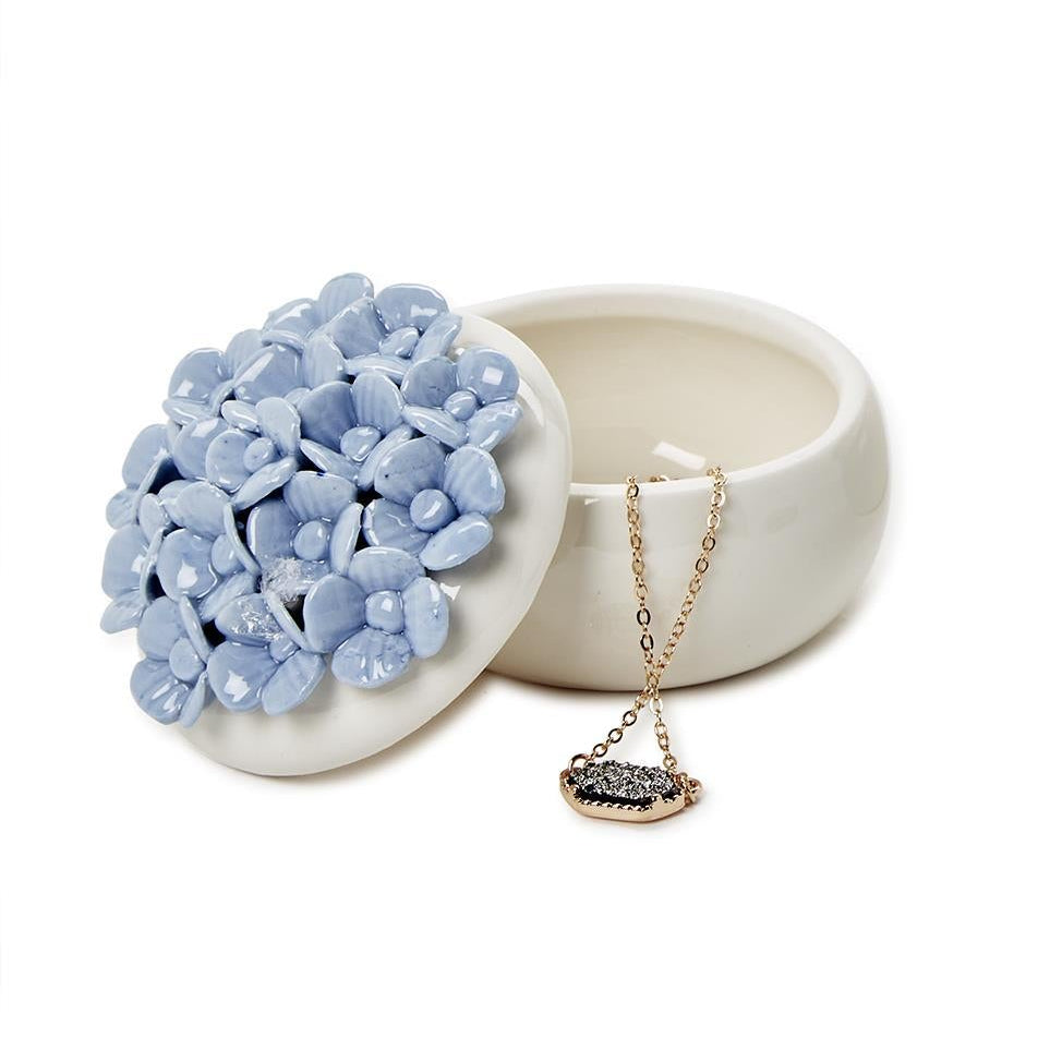 Beatrice Trinket Box, Blue