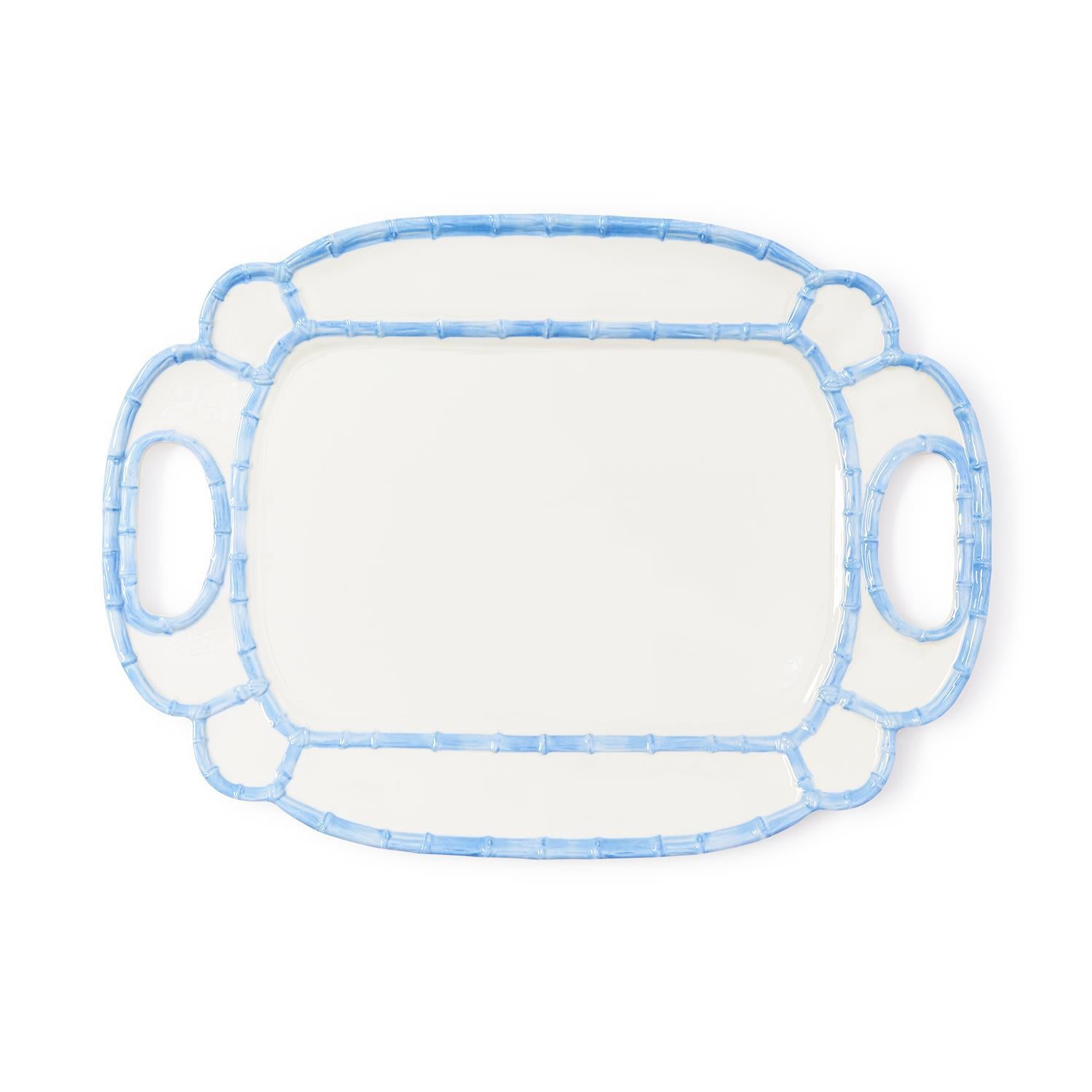 Bleu Bamboo Melamine Platter