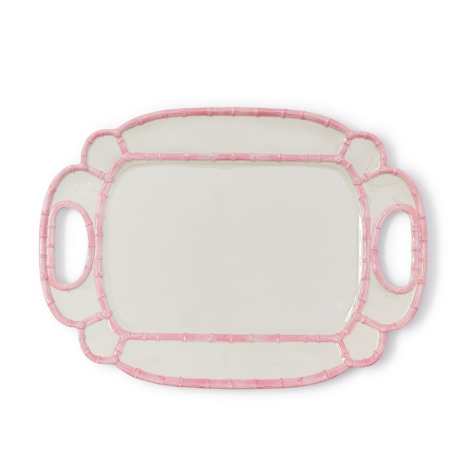 Rose Bamboo Melamine Platter