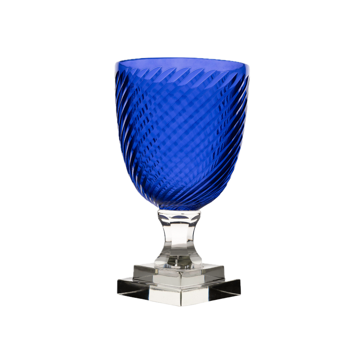 Diana Glass Cobalt Hurricane, Small