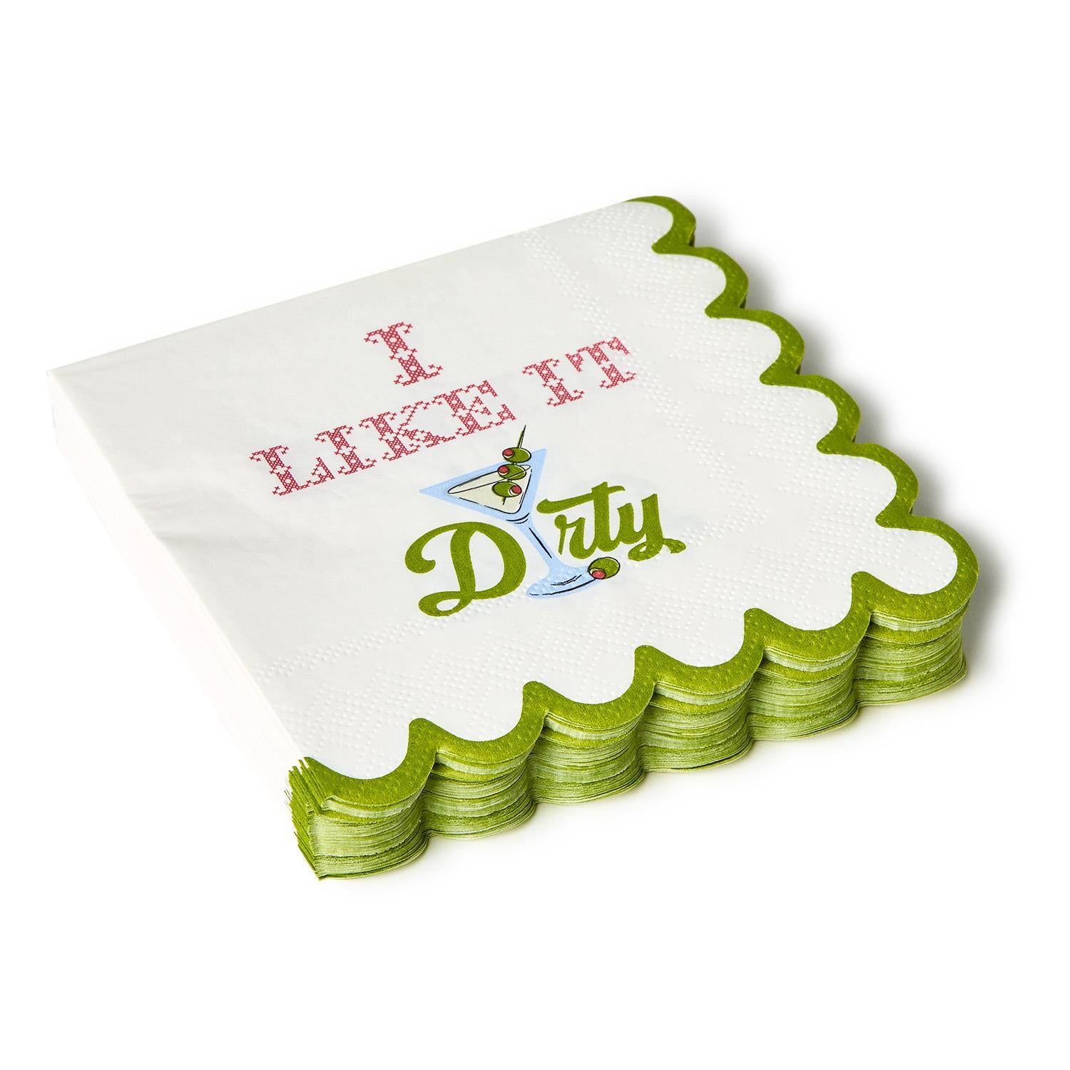 I Like it Dirty Paper Cocktail Napkins