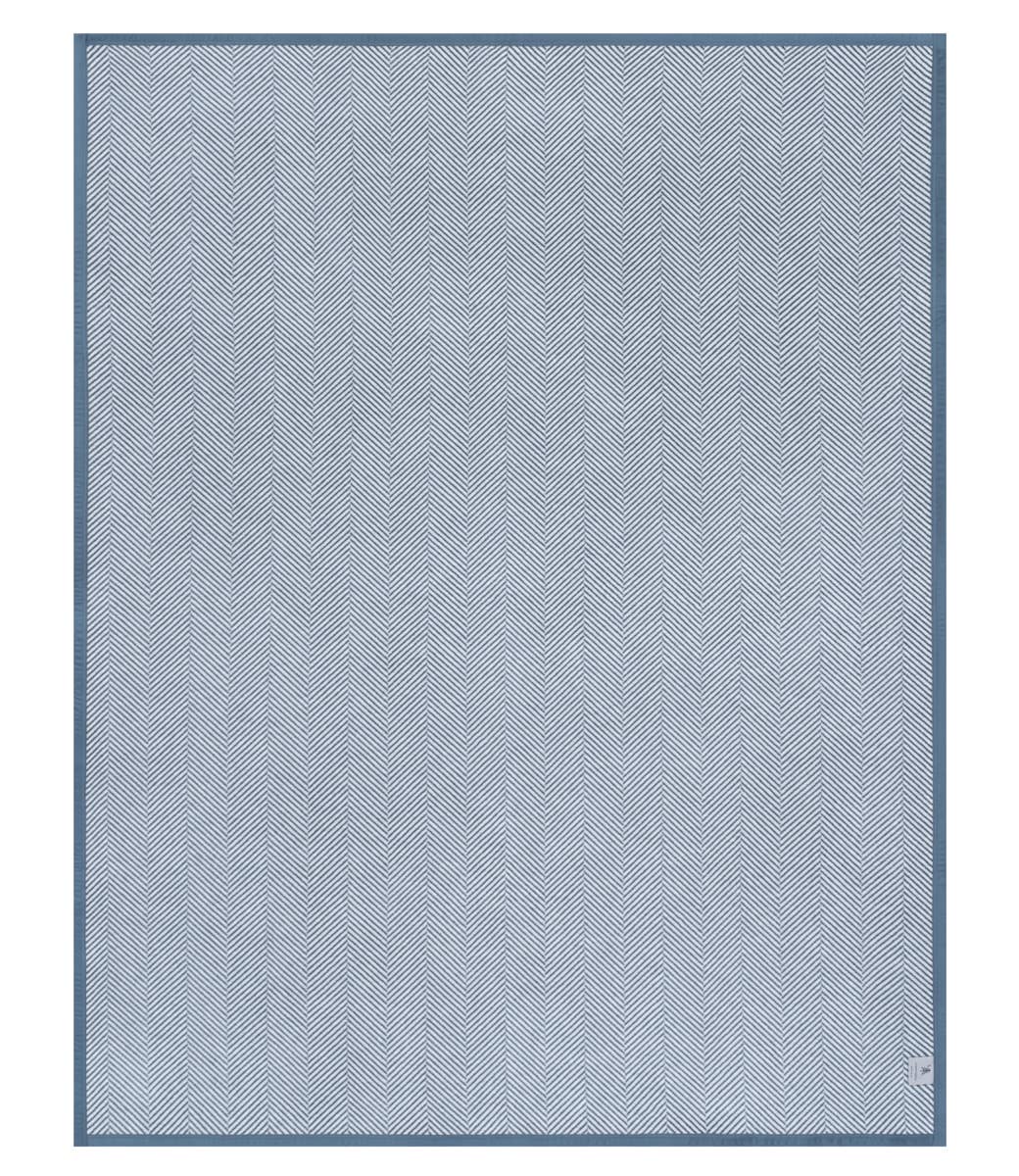 Harborview Herringbone Cornflower Blanket, Original