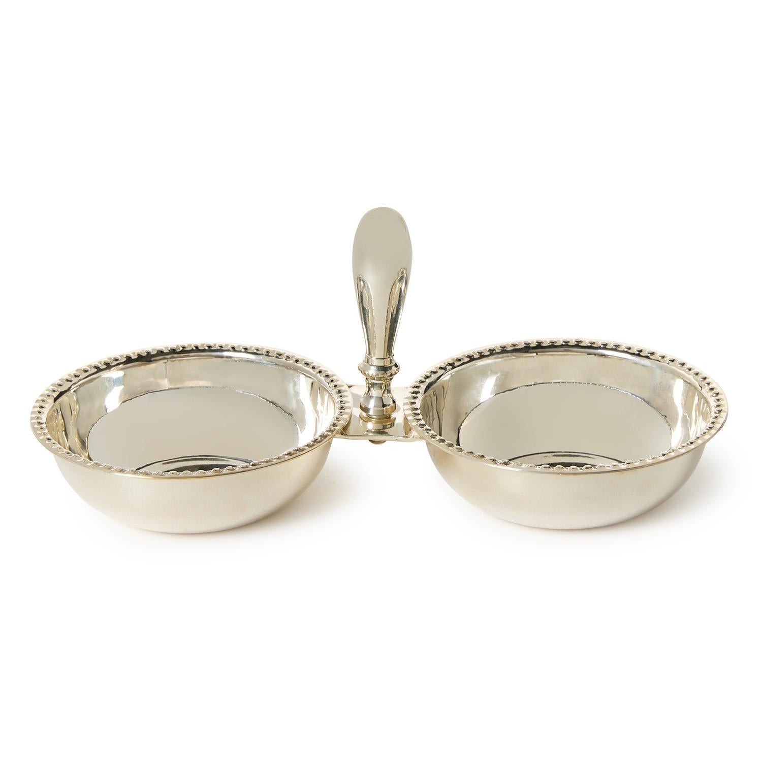 Harrington Two-Section Tidbit Tray
