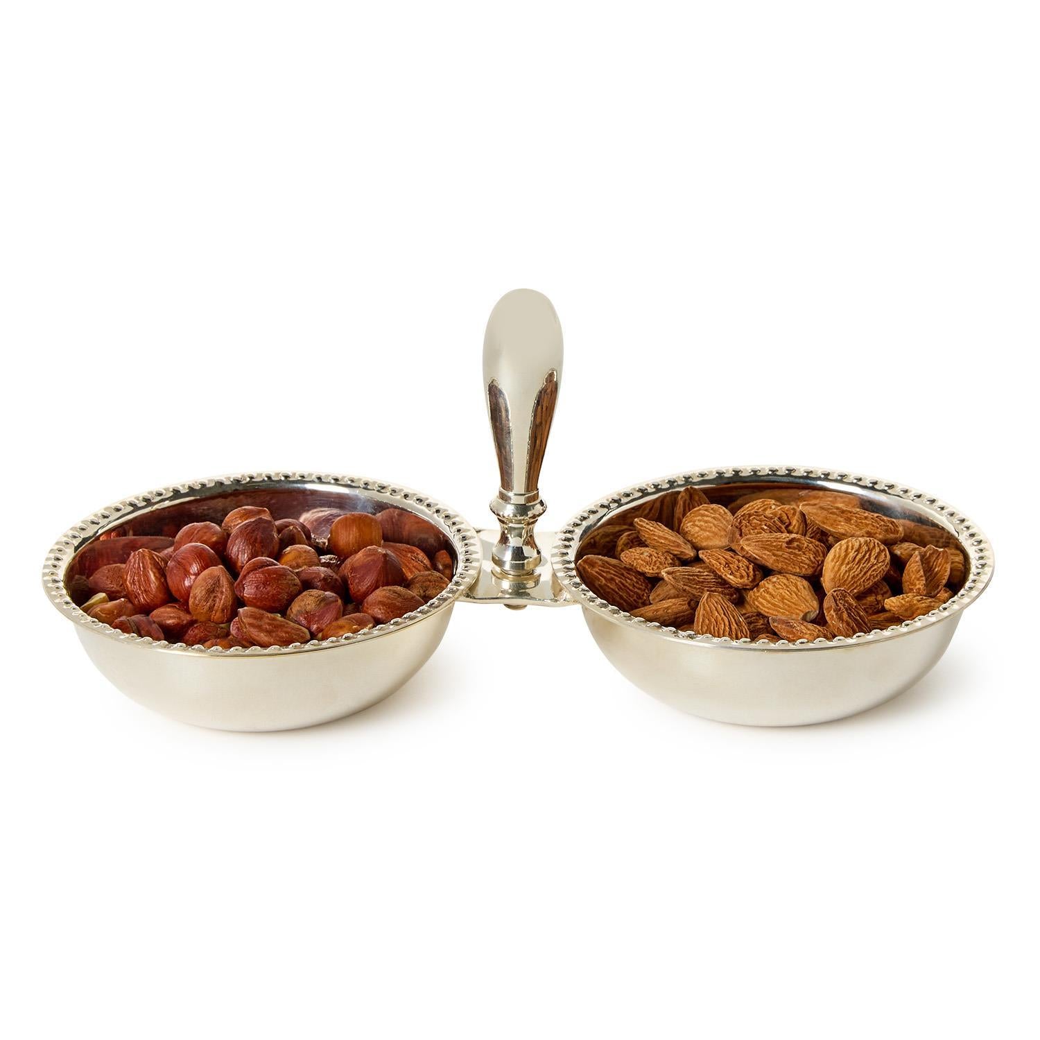 Harrington Two-Section Tidbit Tray