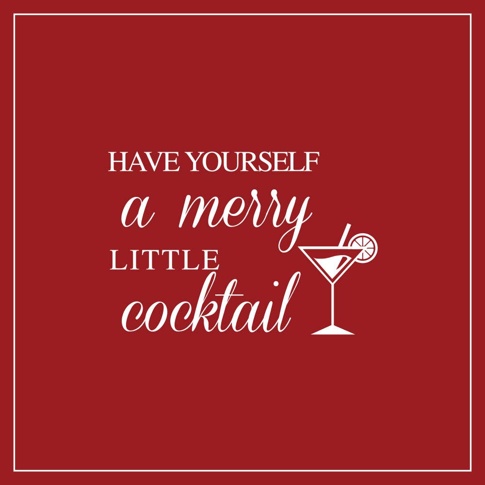 Have Yourself A Merry Little Cocktail Cocktail Napkins