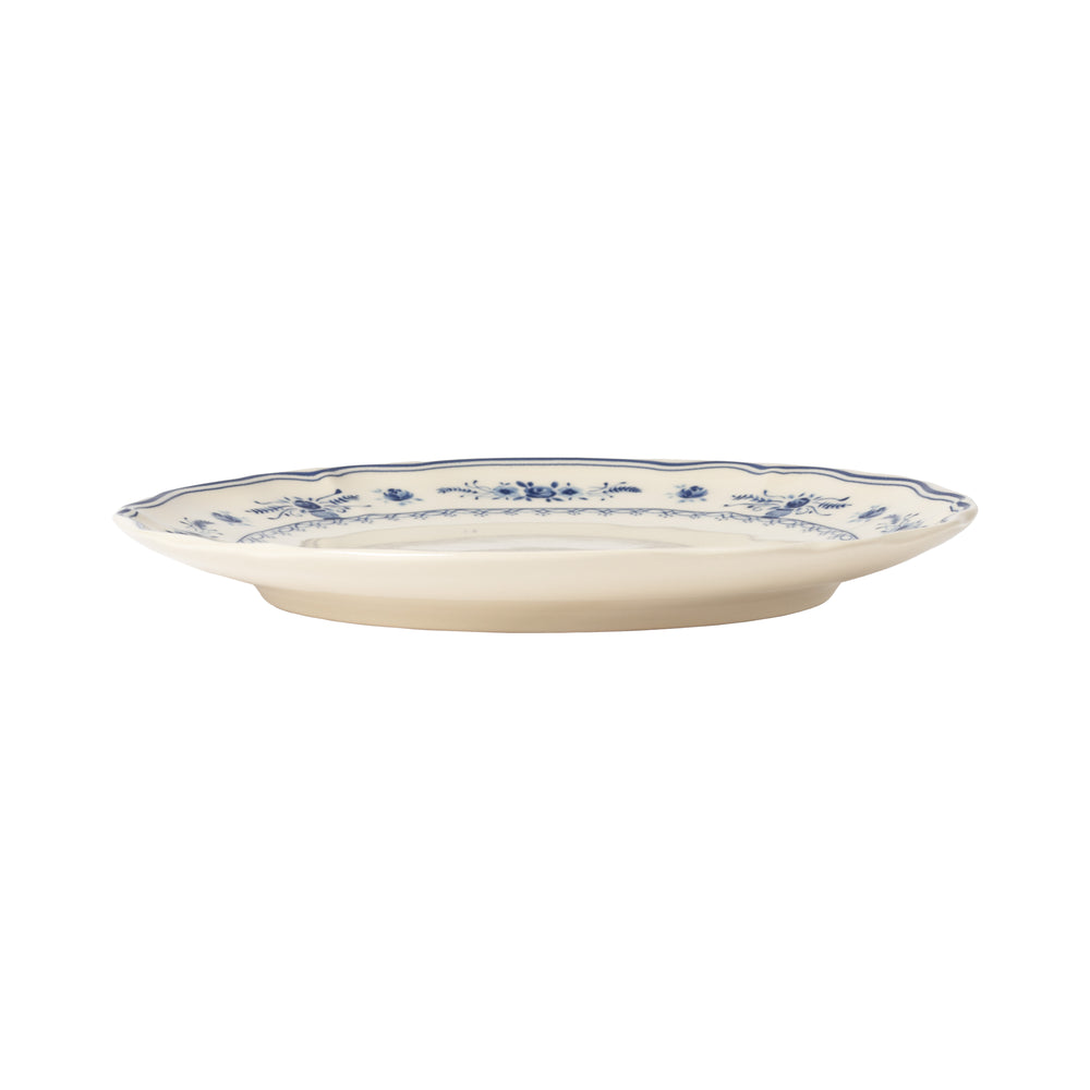 Costa Nova Vila Dinner Plate, Beige & Blue