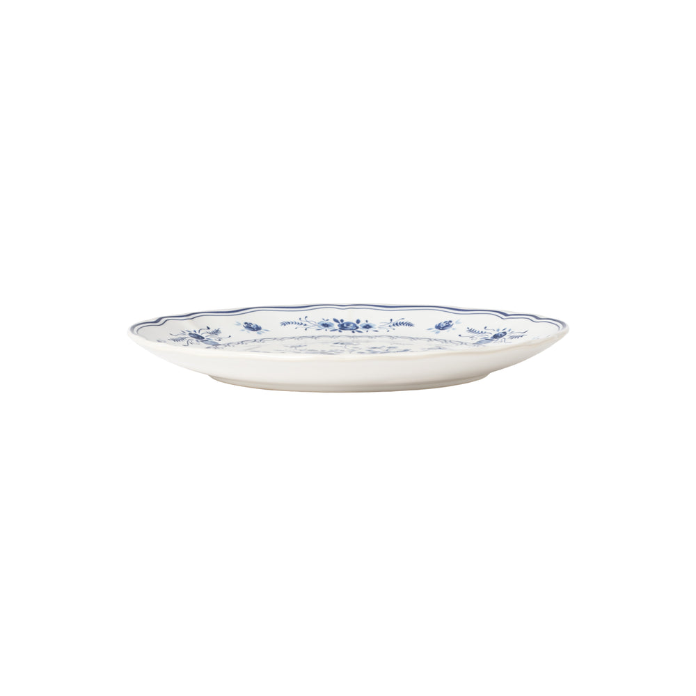 Costa Nova Vila Salad/Dessert Plate, White & Blue