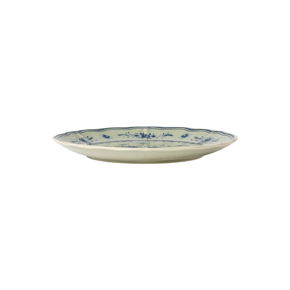 Costa Nova Vila Salad/Dessert Plate, Olive & Blue