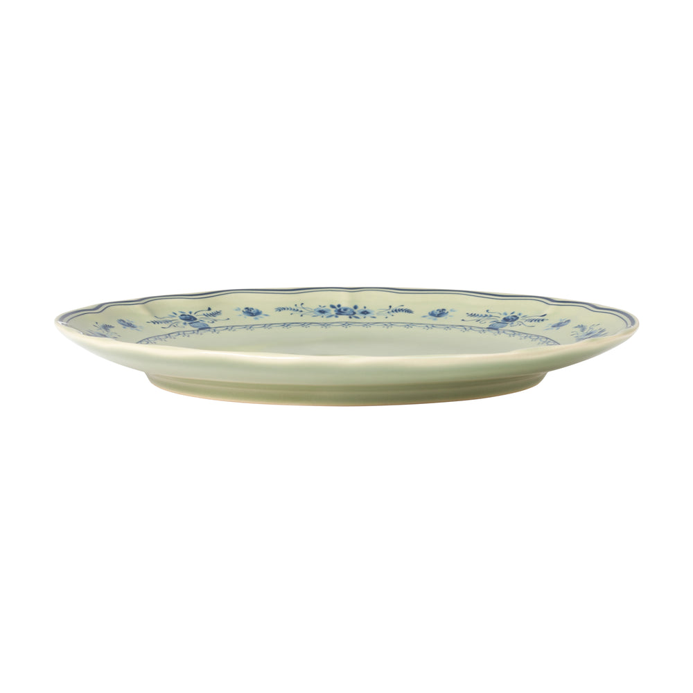 Costa Nova Vila Dinner Plate, Olive & Blue