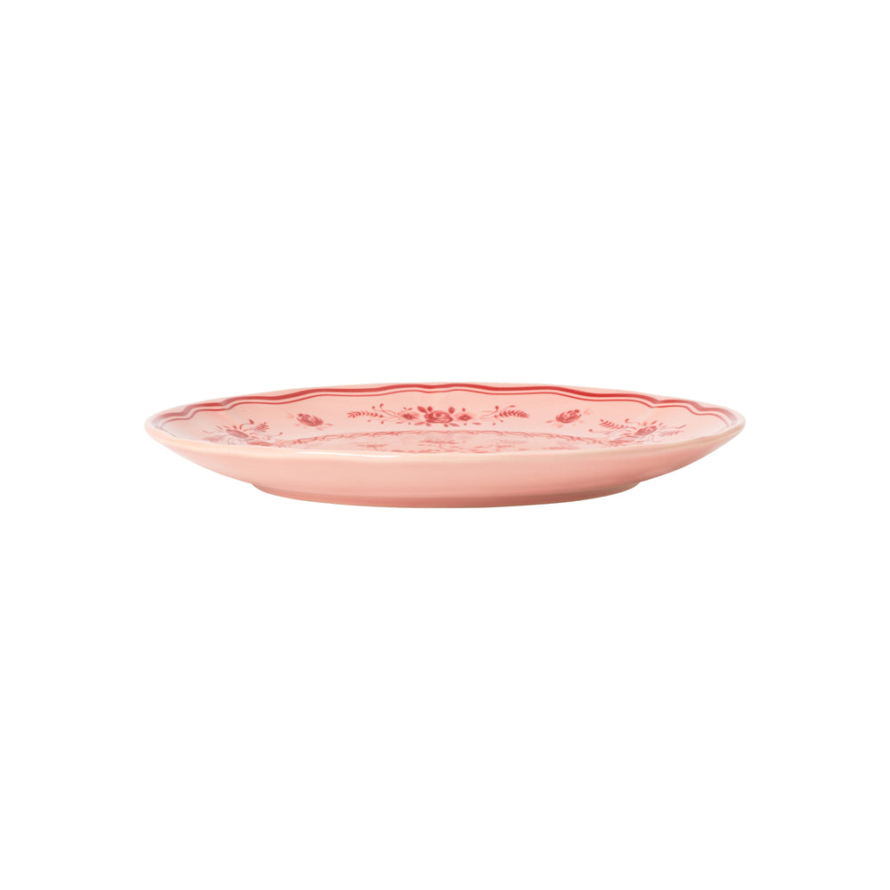 Costa Nova Vila Salad/Dessert Plate, Pink & Red