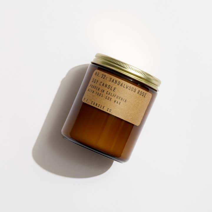 P.F. Candle Co. Sandalwood Rose Soy Candle