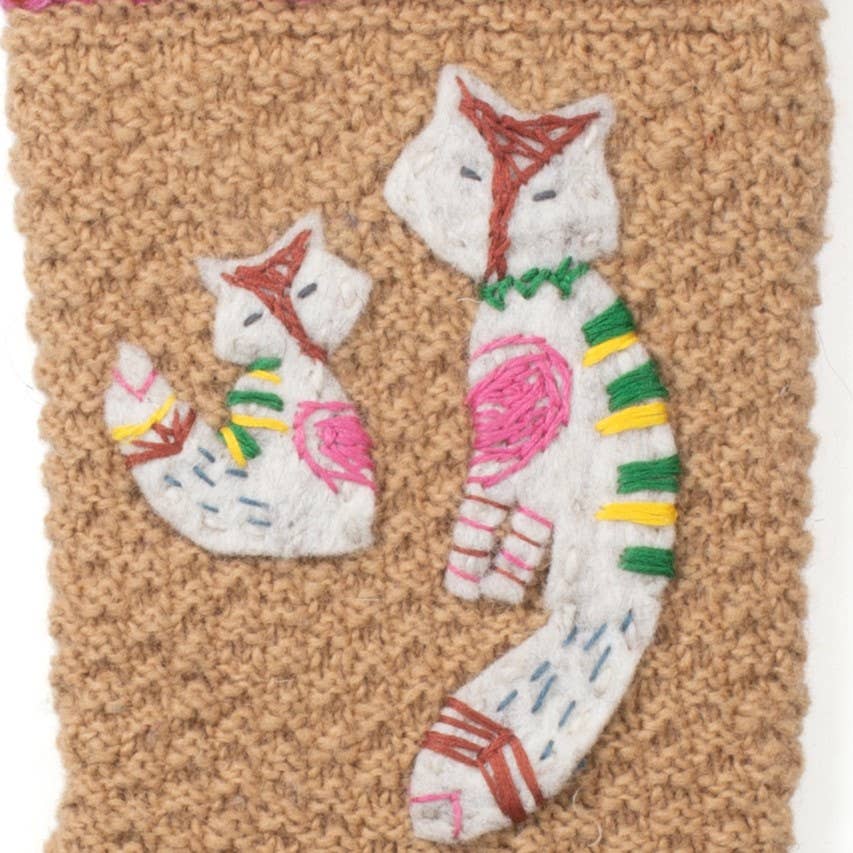Foxtail Christmas Stocking