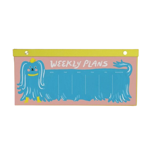 Weekly Planner, Cowboy Dog