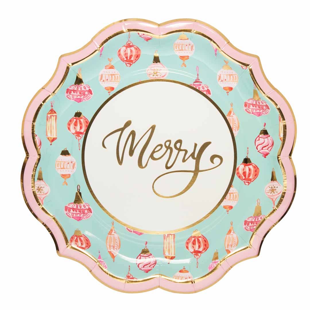 Dinner Plate Jolly Holiday, Package of 8