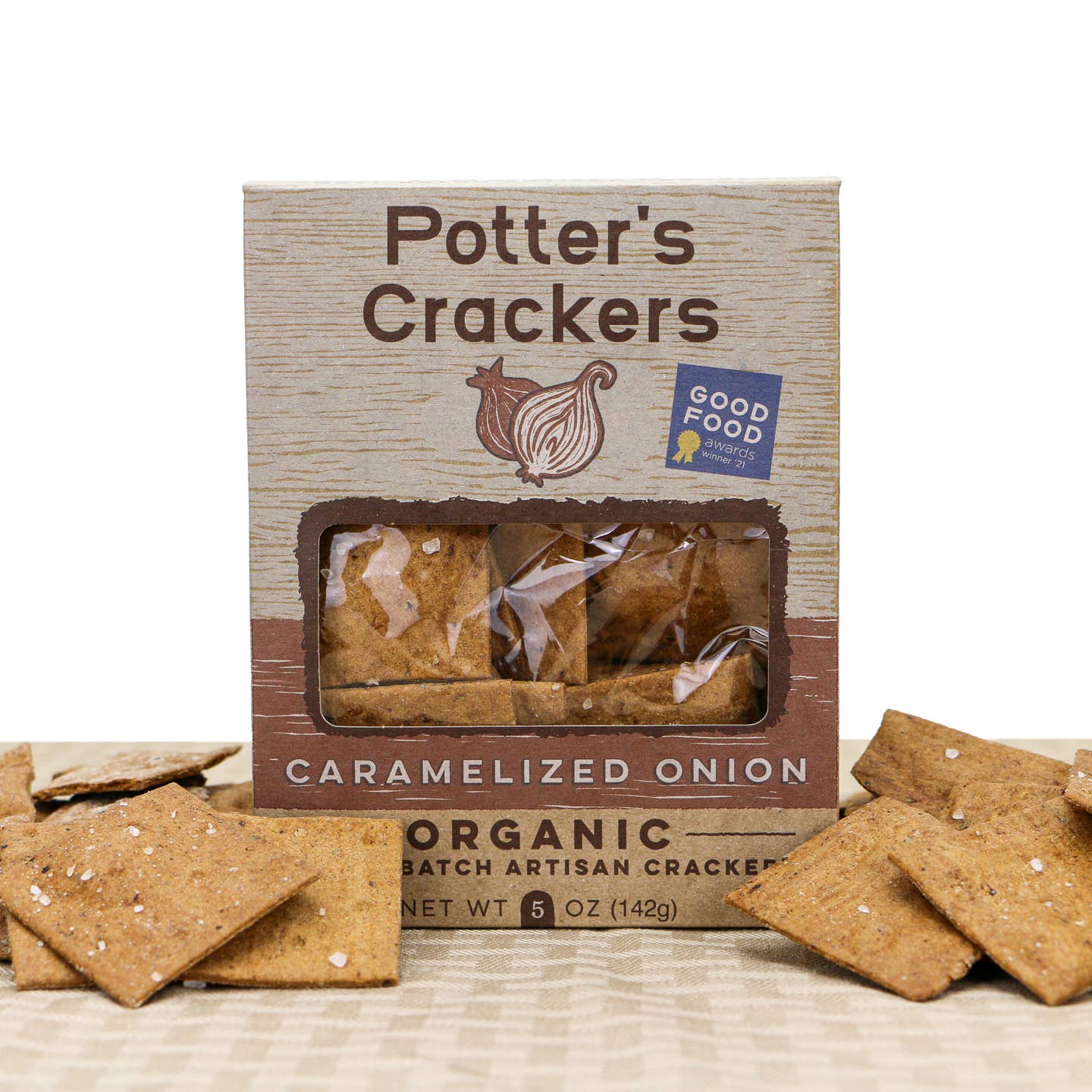 Potter's Organic Caramelized Onion Crackers