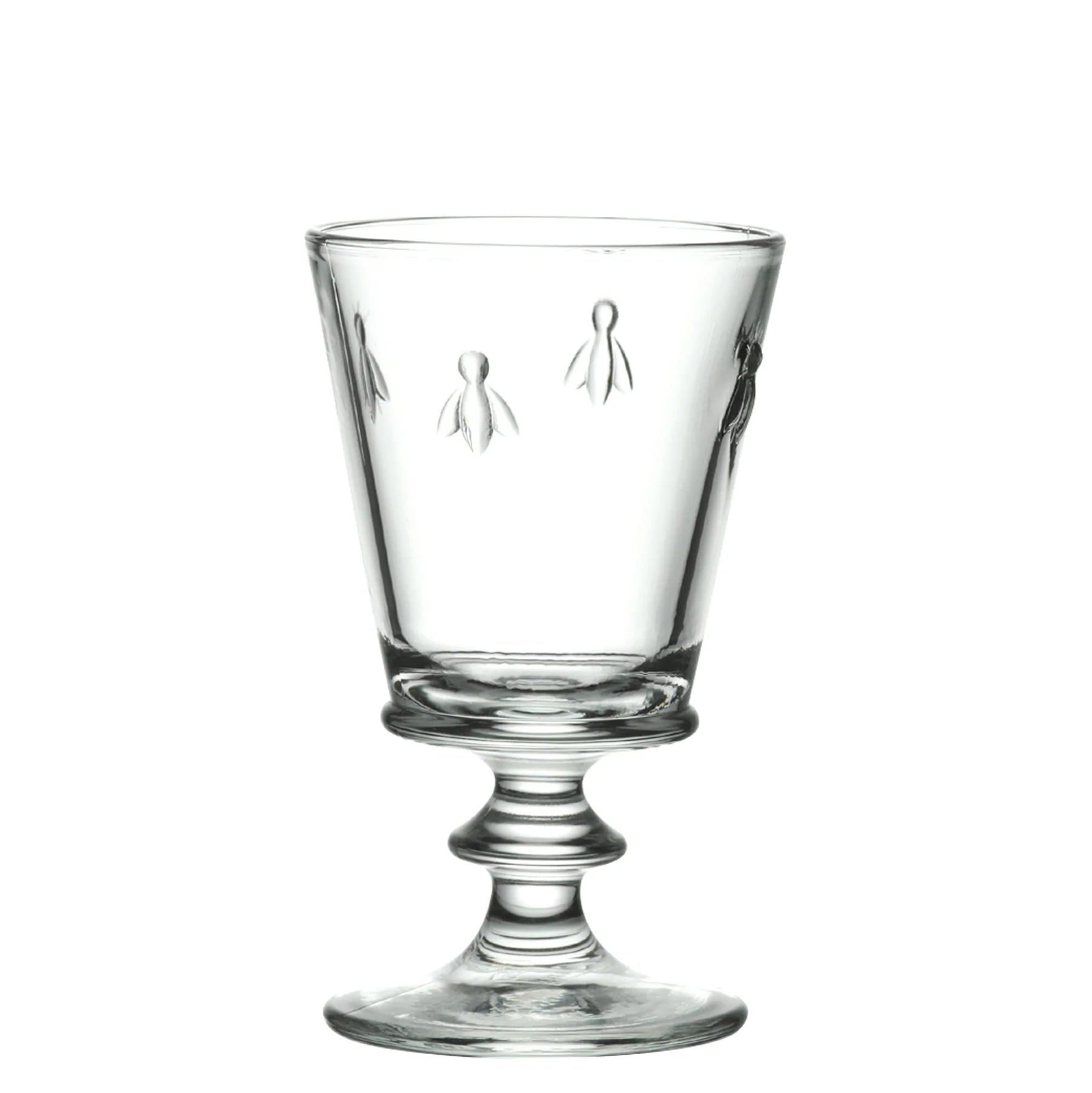 Bee Wine Glass, Clear, Set of 6