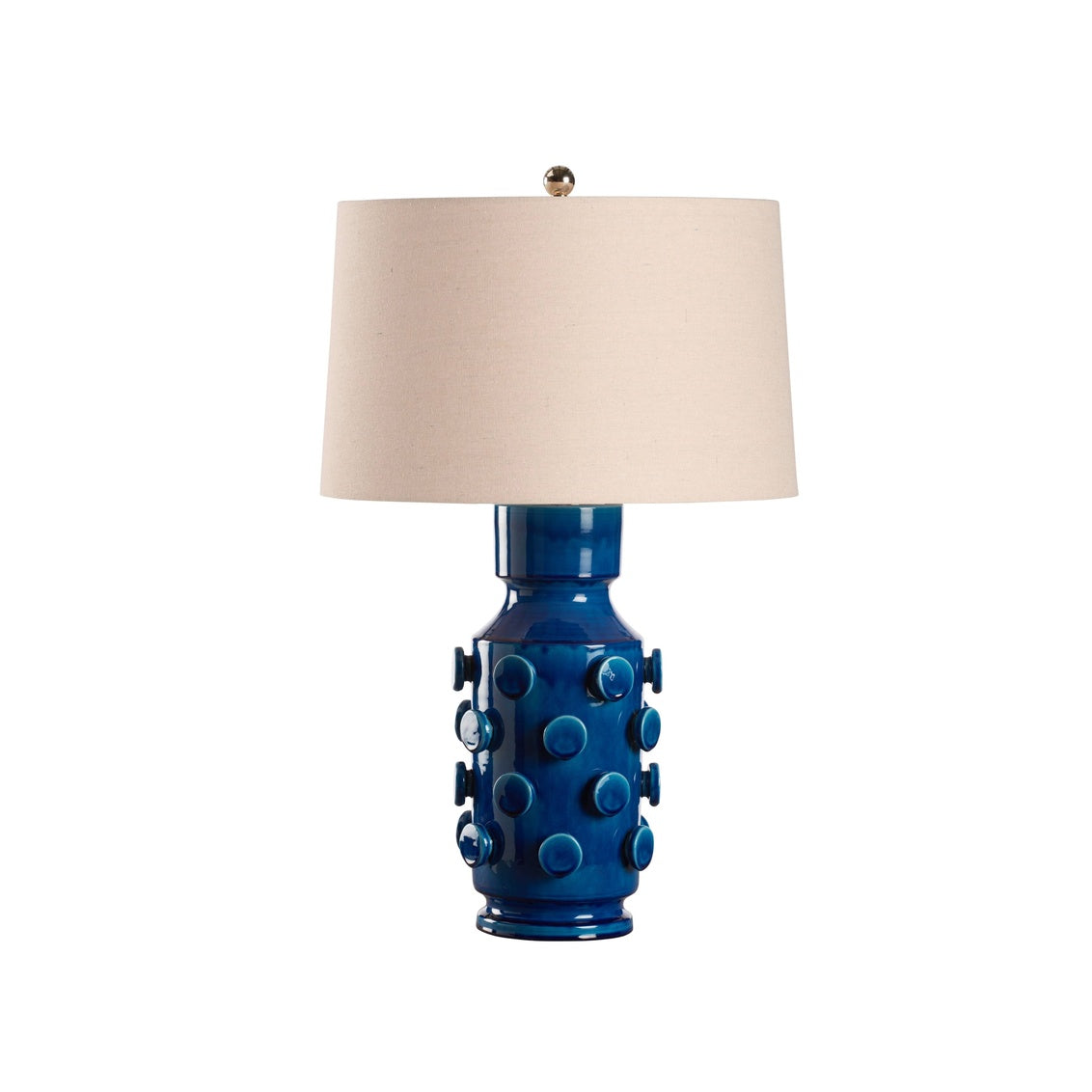 Lacroix Lamp, Blue Glaze