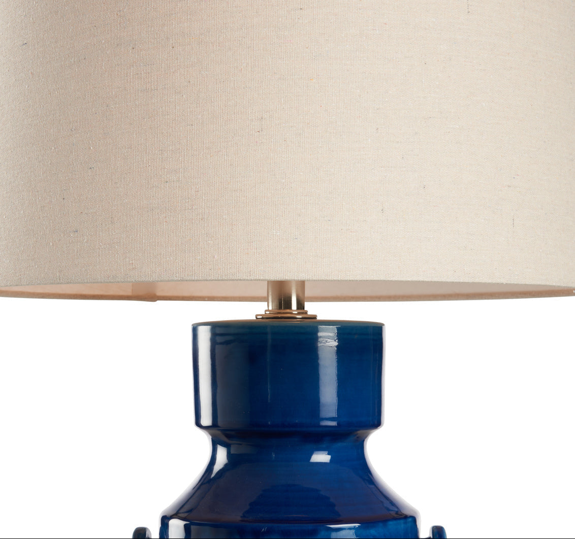 Lacroix Lamp, Blue Glaze
