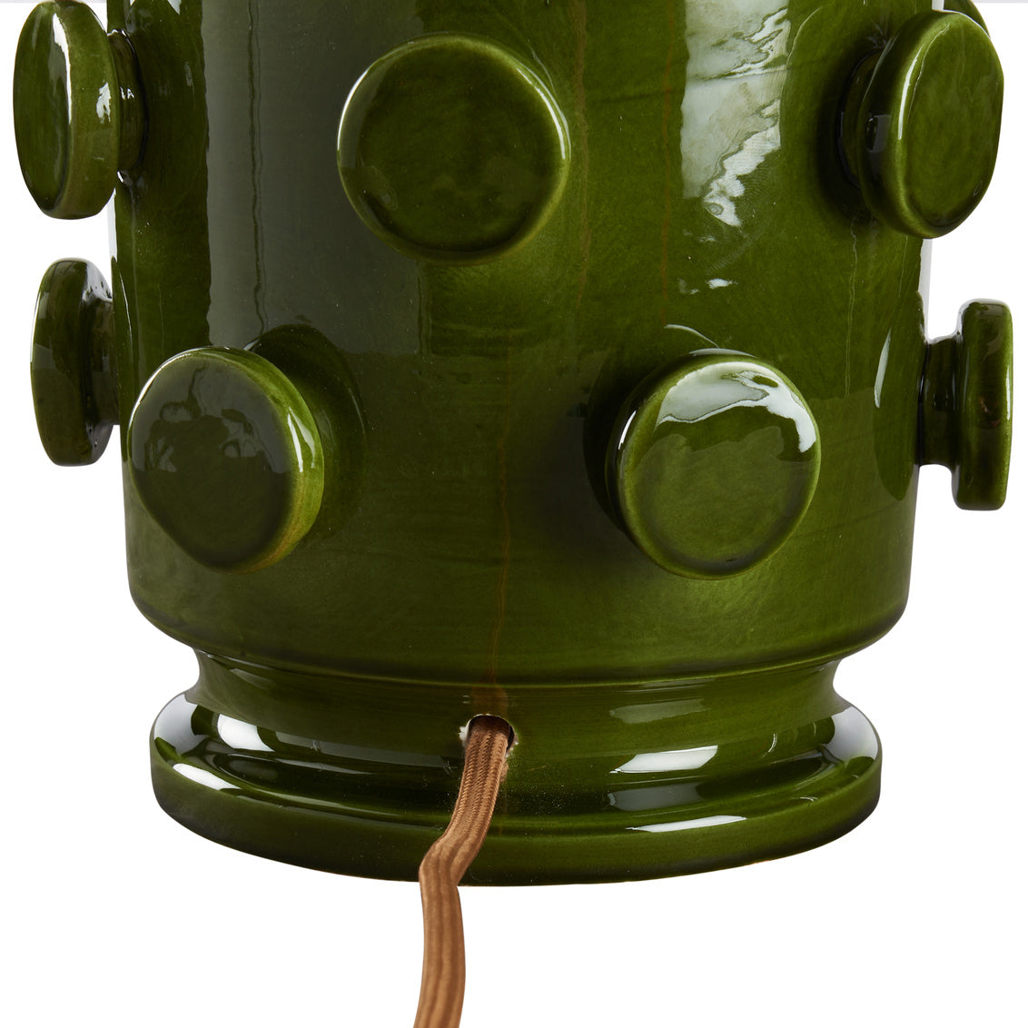 Lacroix Lamp, Green Glaze