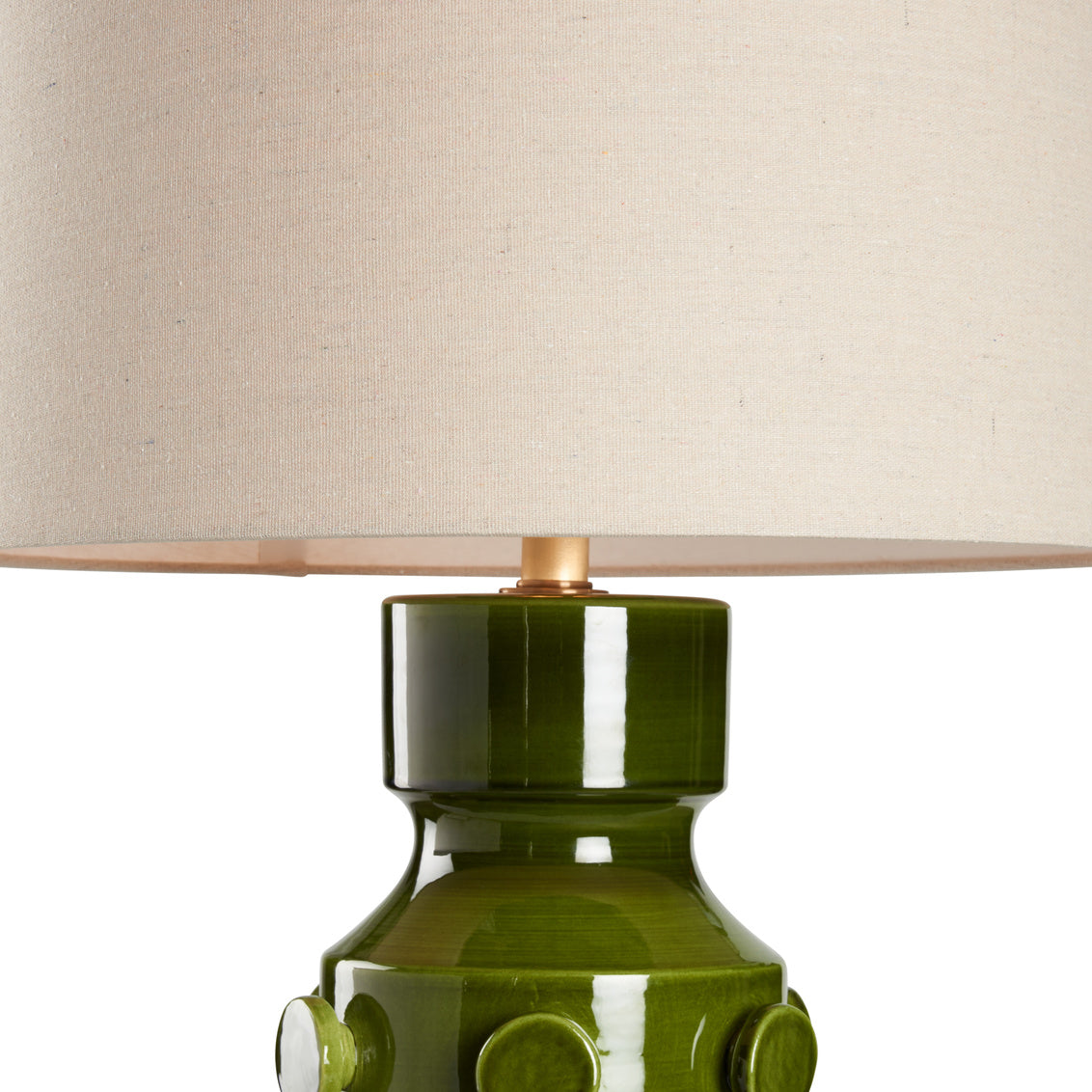 Lacroix Lamp, Green Glaze
