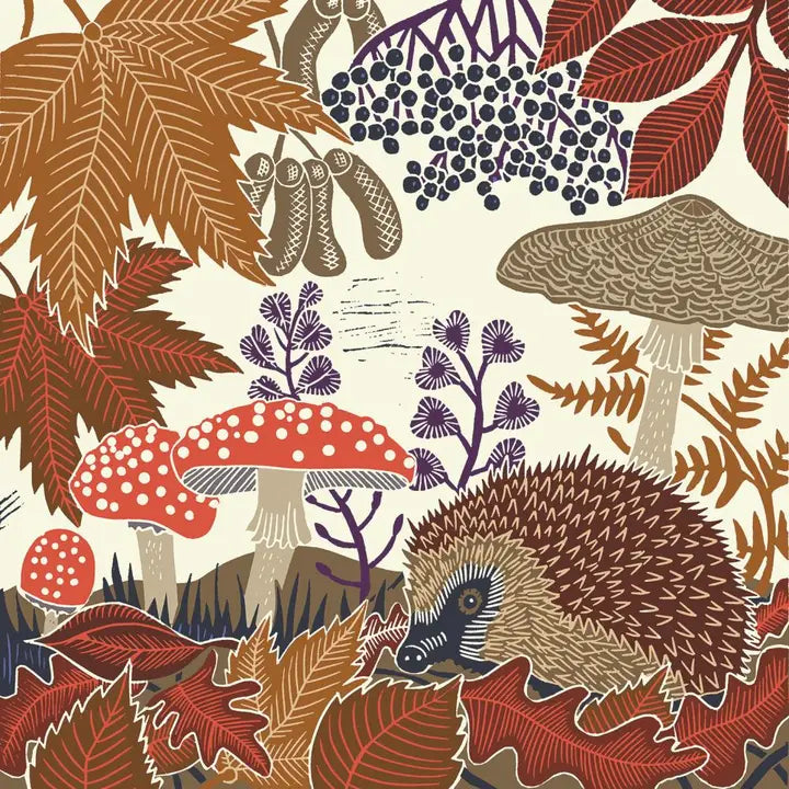 Fall Foliage Paper Cocktail Napkins