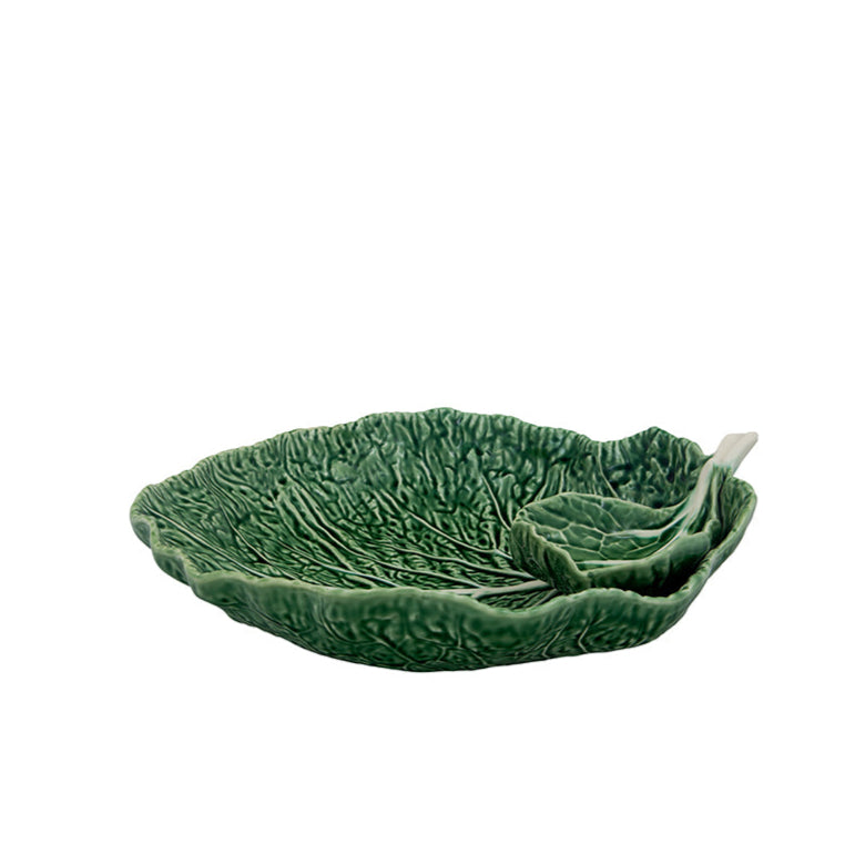 Bordallo Pinheiro Cabbage Chip & Dip