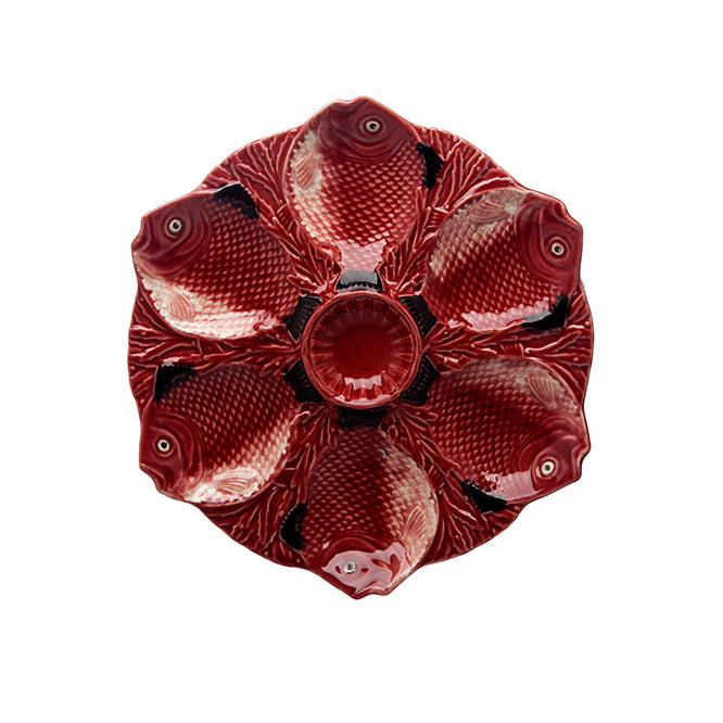Bordallo Pinheiro Fish Oyster Plate