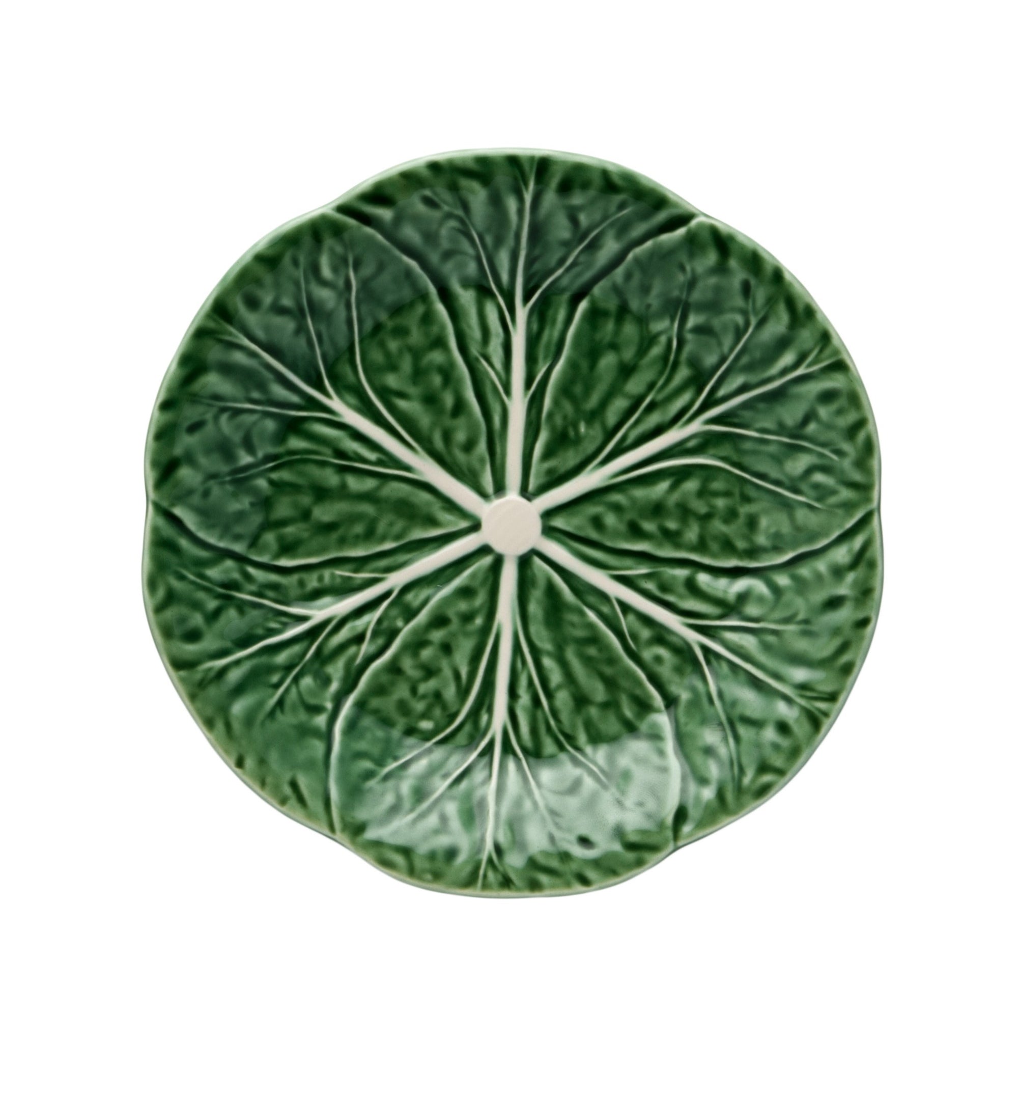 Cabbage Dessert Plate, Green, Set of 4