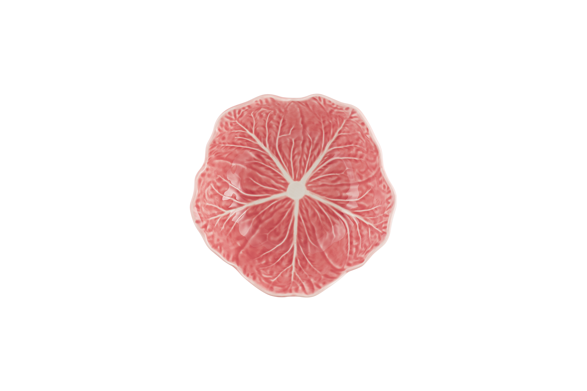 Bordallo Pinheiro Cabbage Cereal Bowl, Pink