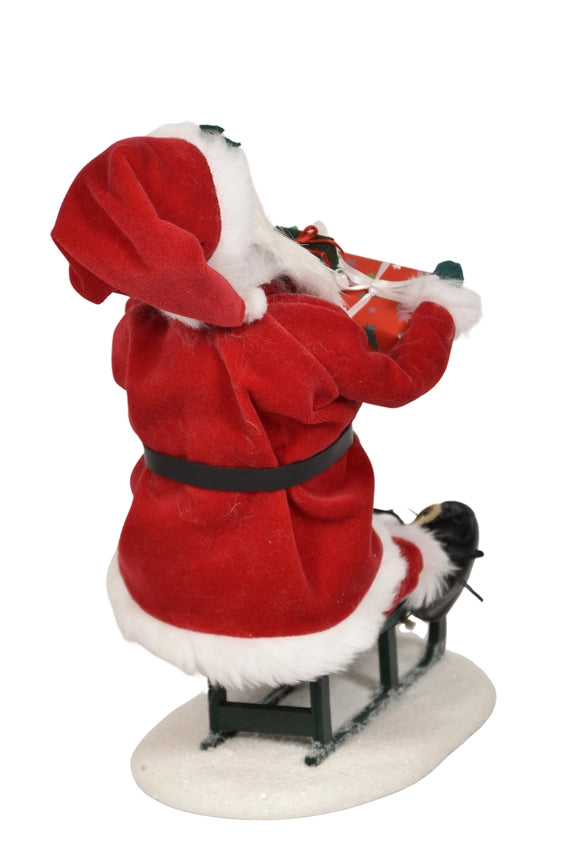 Byers Choice Santa On Sled