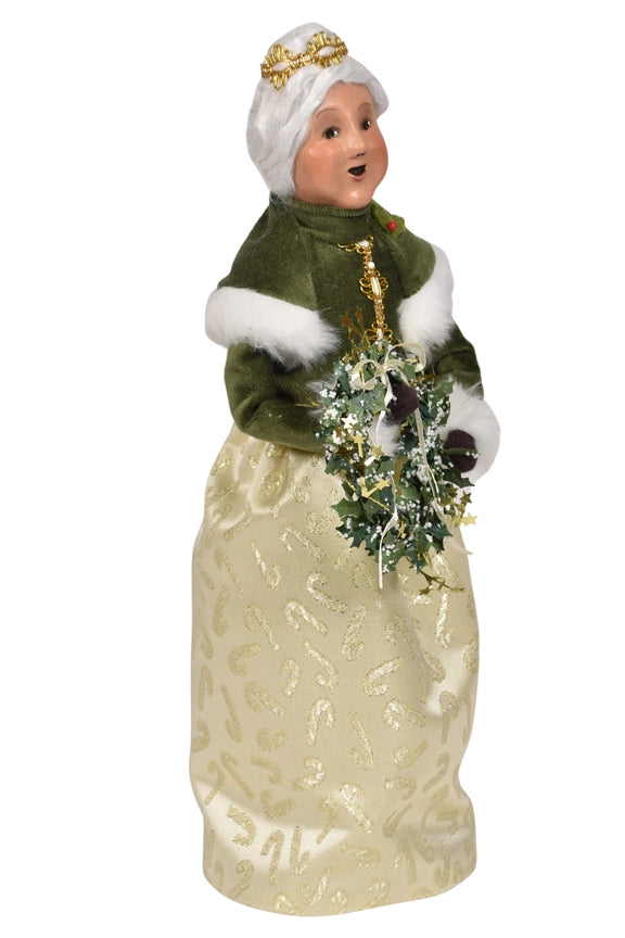 Byers Choice Gold Sparkle Mrs. Claus