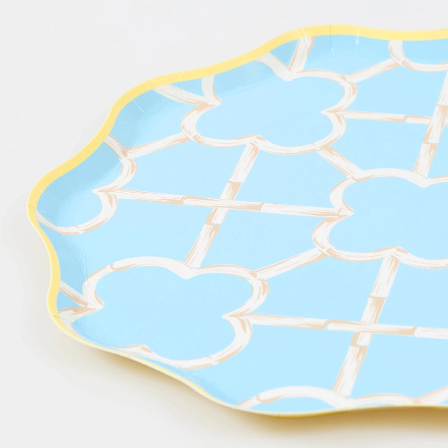 Meri Meri Bamboo Pattern Paper Side Plates