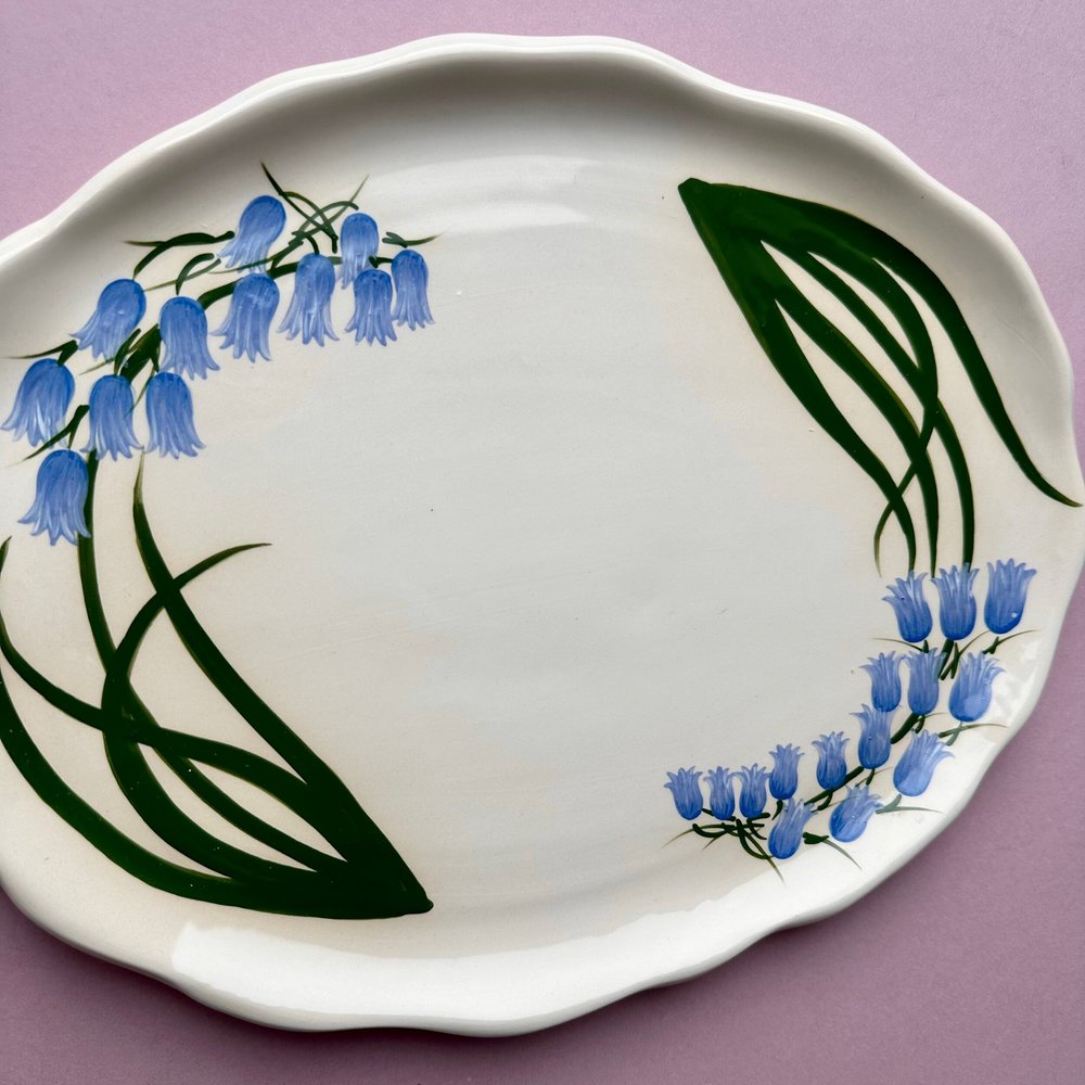 Minnie-Mae Studio Bluebell Platter