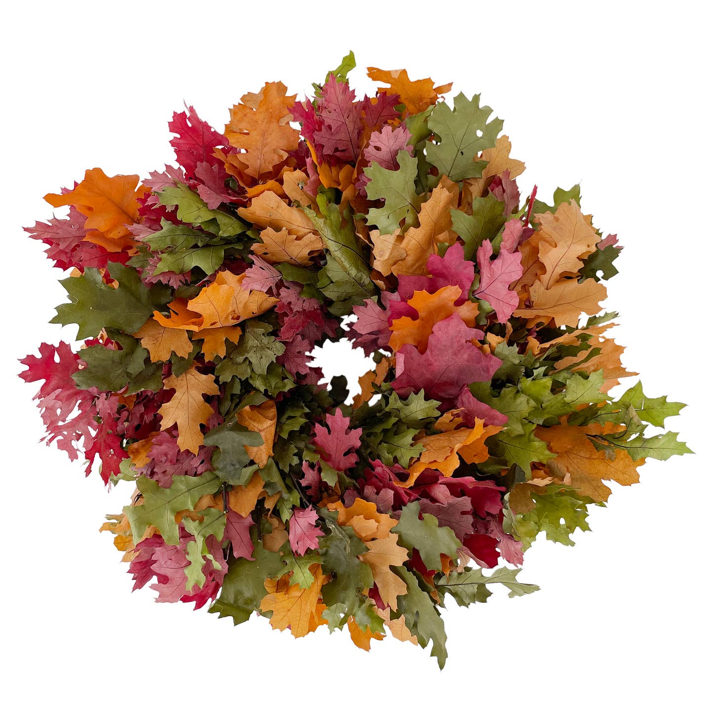 Auburn Harvest Oak Leaf Natural Wreath