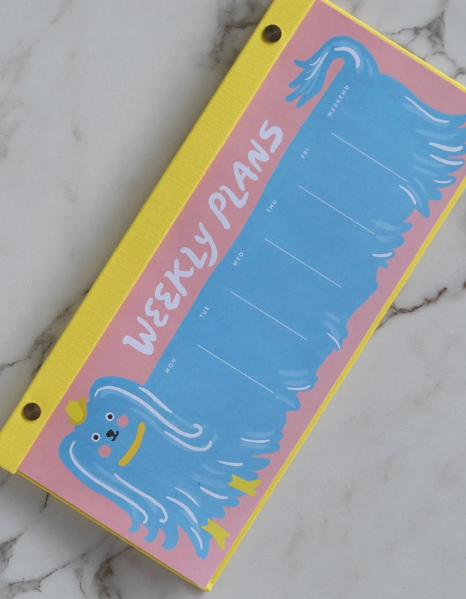 Weekly Planner, Cowboy Dog