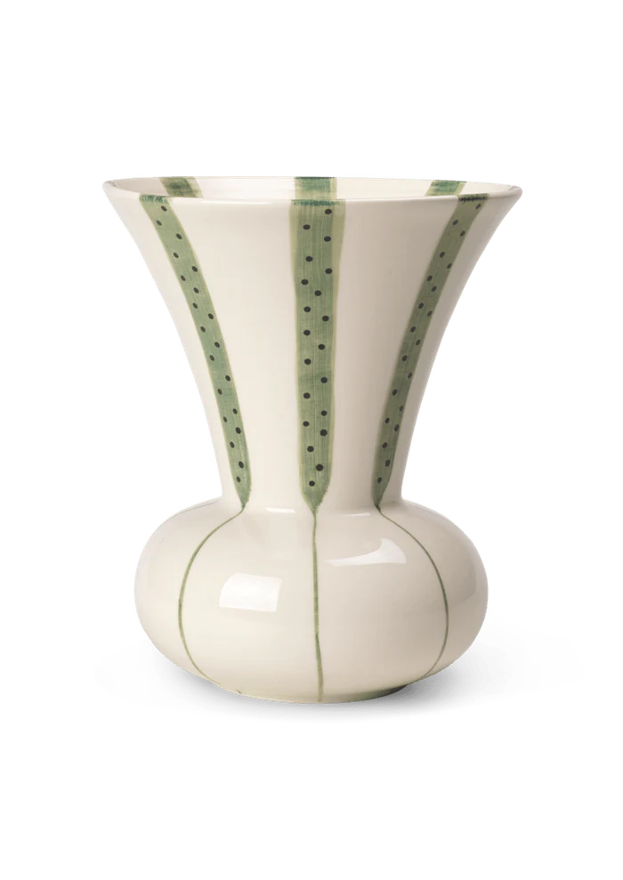 Signature Vase 7.9", Green