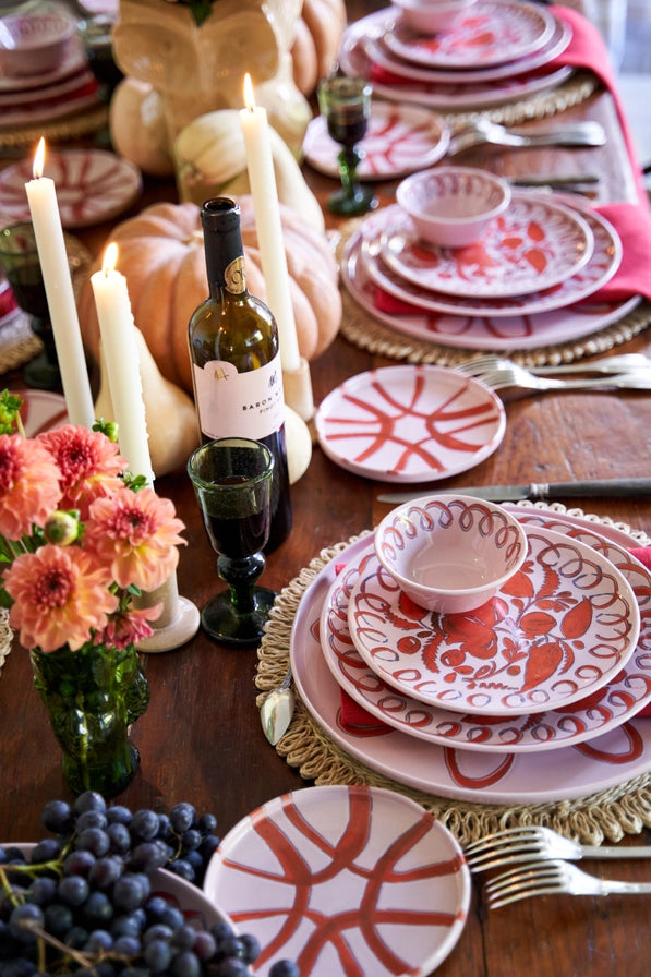 Amalfi Small Plate, Pink