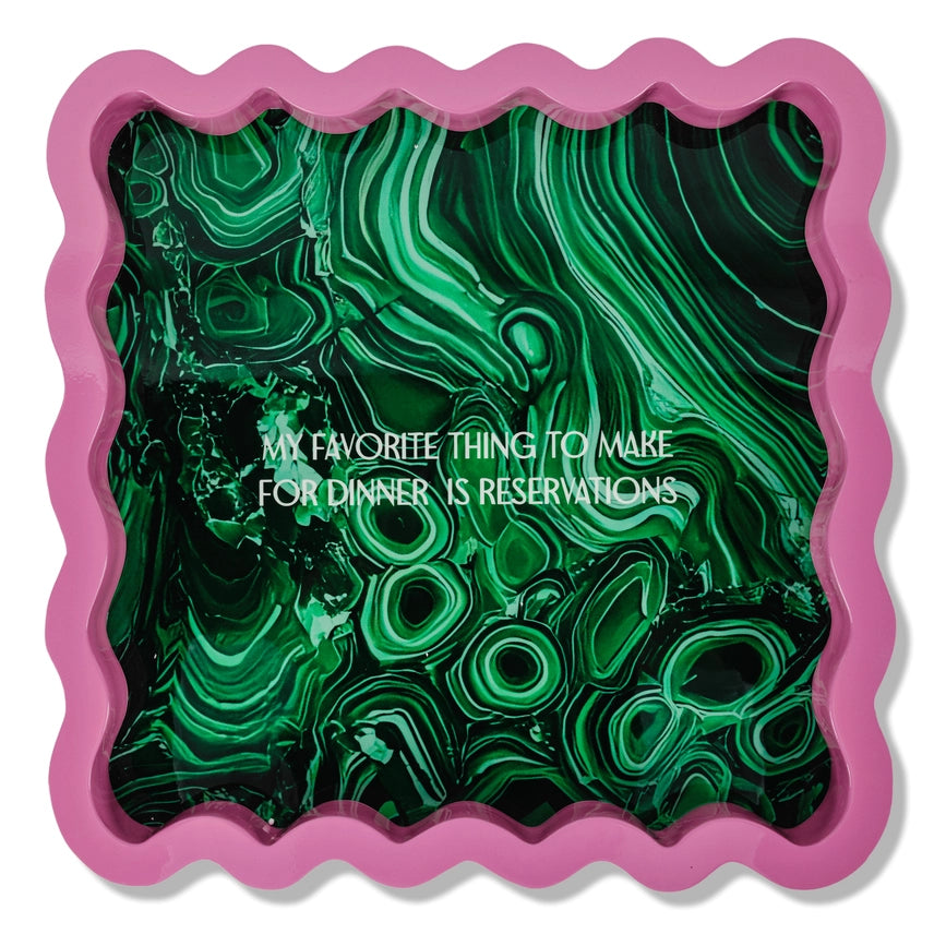 Reservations Large Lacquer Tray