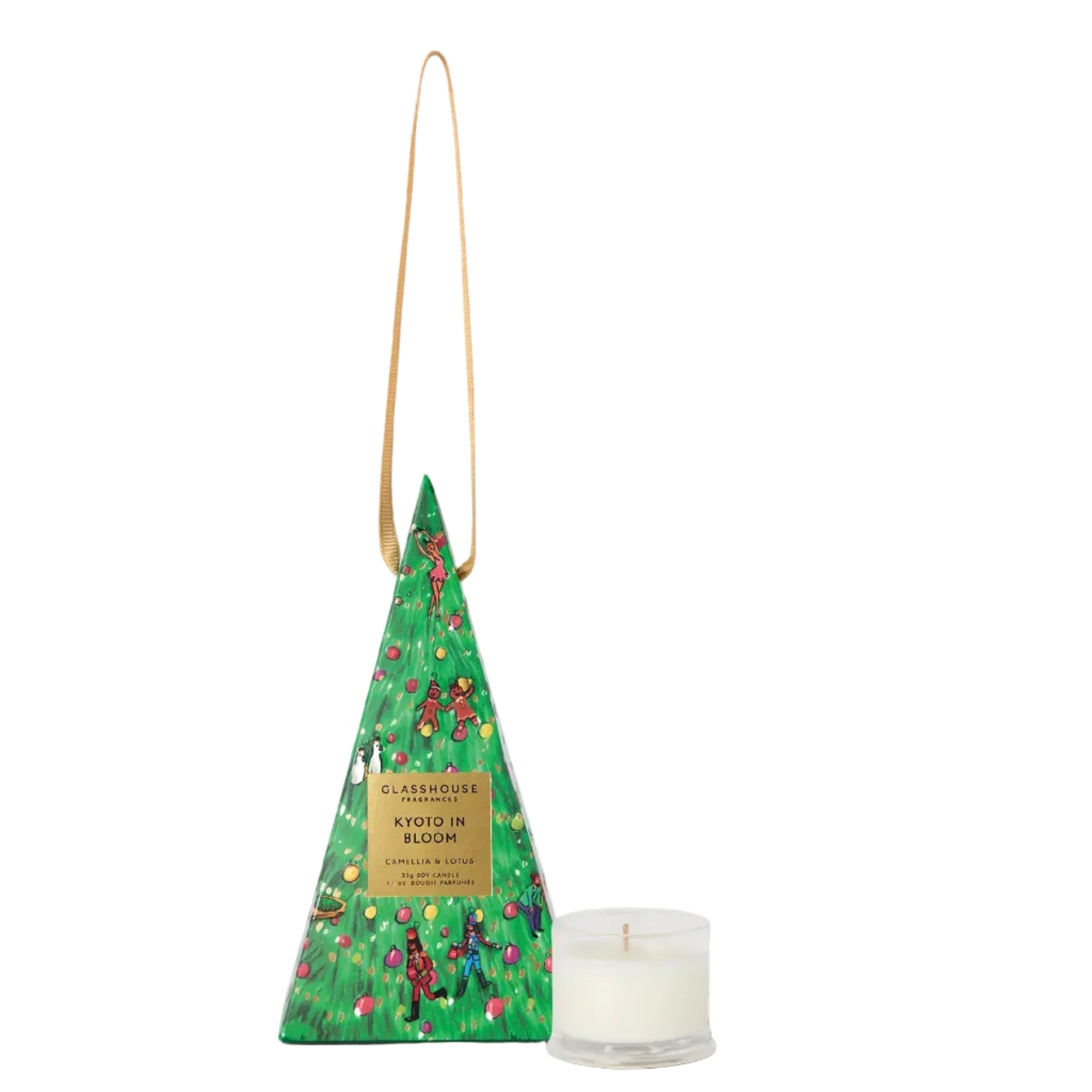 Glasshouse Christmas Bauble Candle - Kyoto In Bloom
