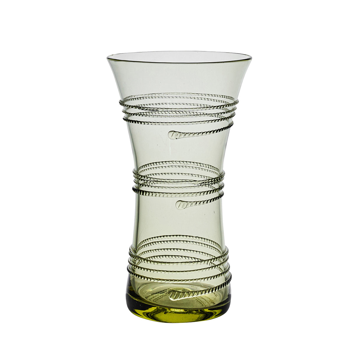 Juliska Ella 9" Corset Vase, Green
