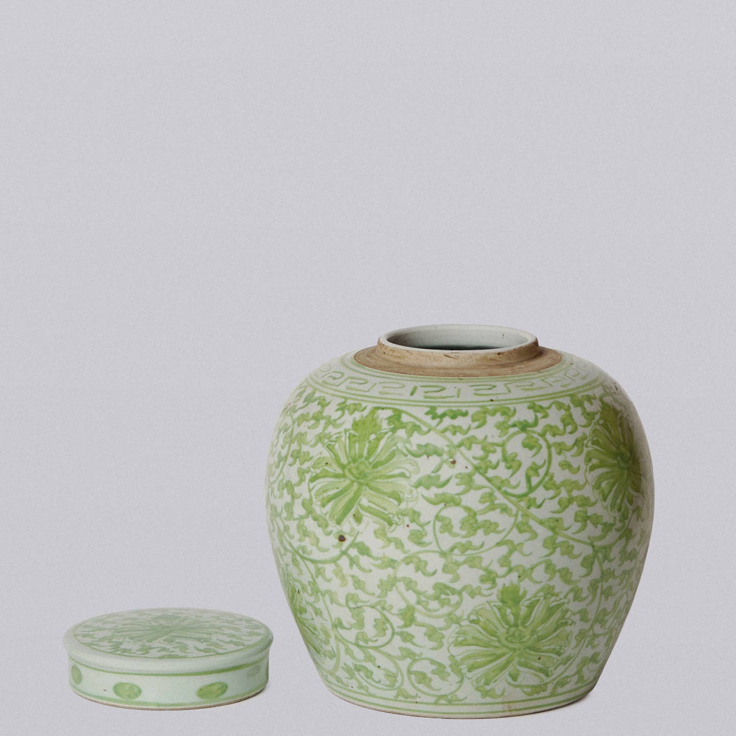 Fris Scrolling Chrysanthemum Jar