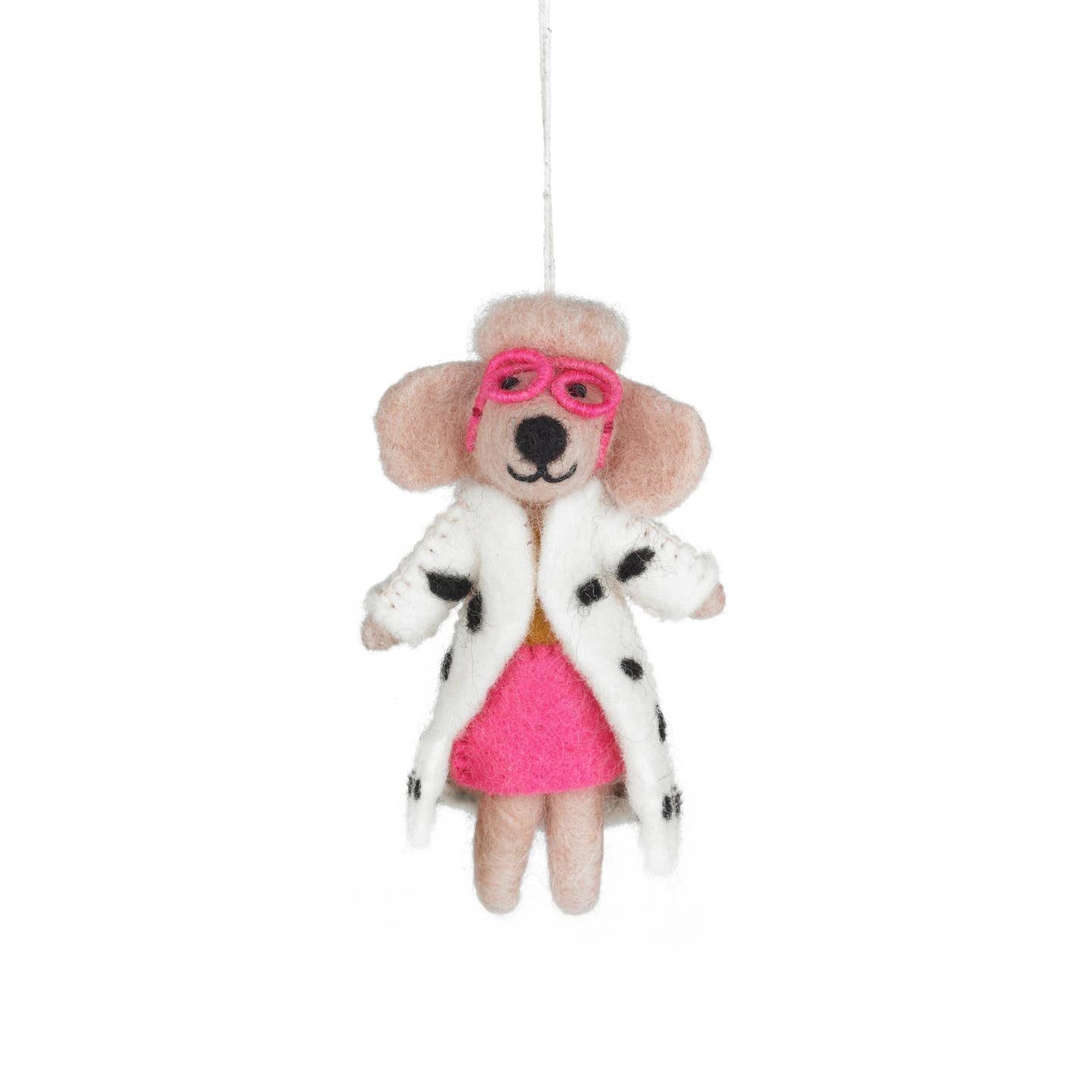 Fashionista Poodle Ornament