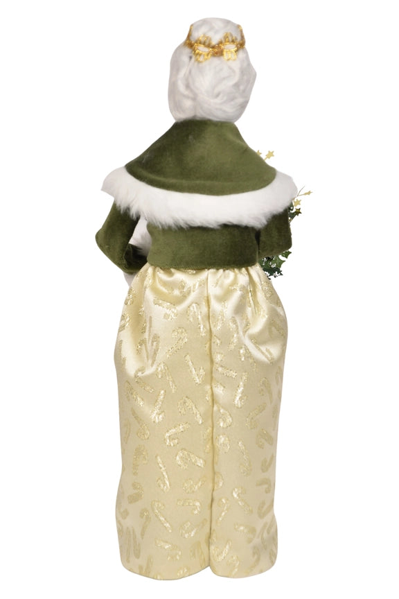 Byers Choice Gold Sparkle Mrs. Claus