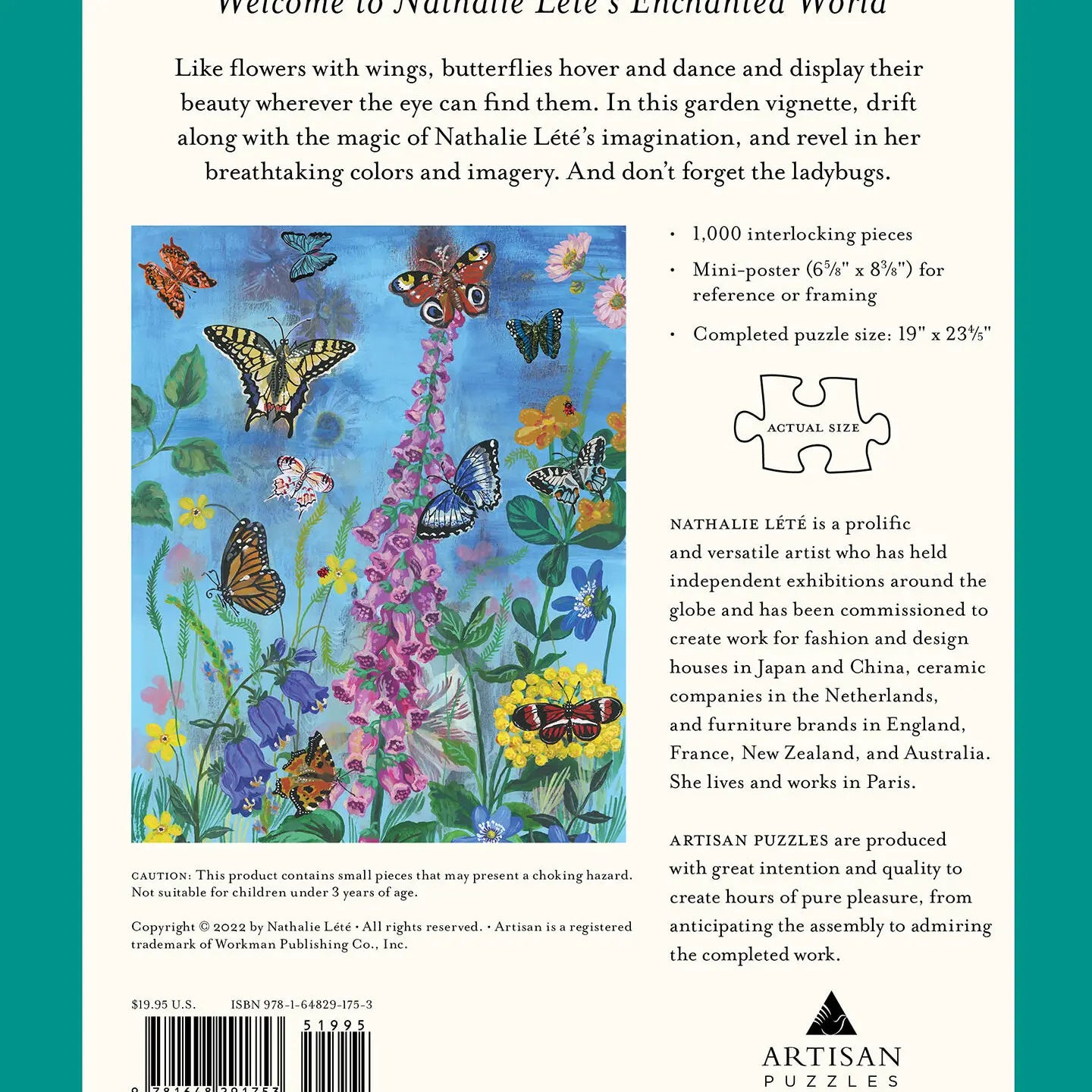 Nathalie Lete: Butterfly Dreams 1,000-Piece Puzzle
